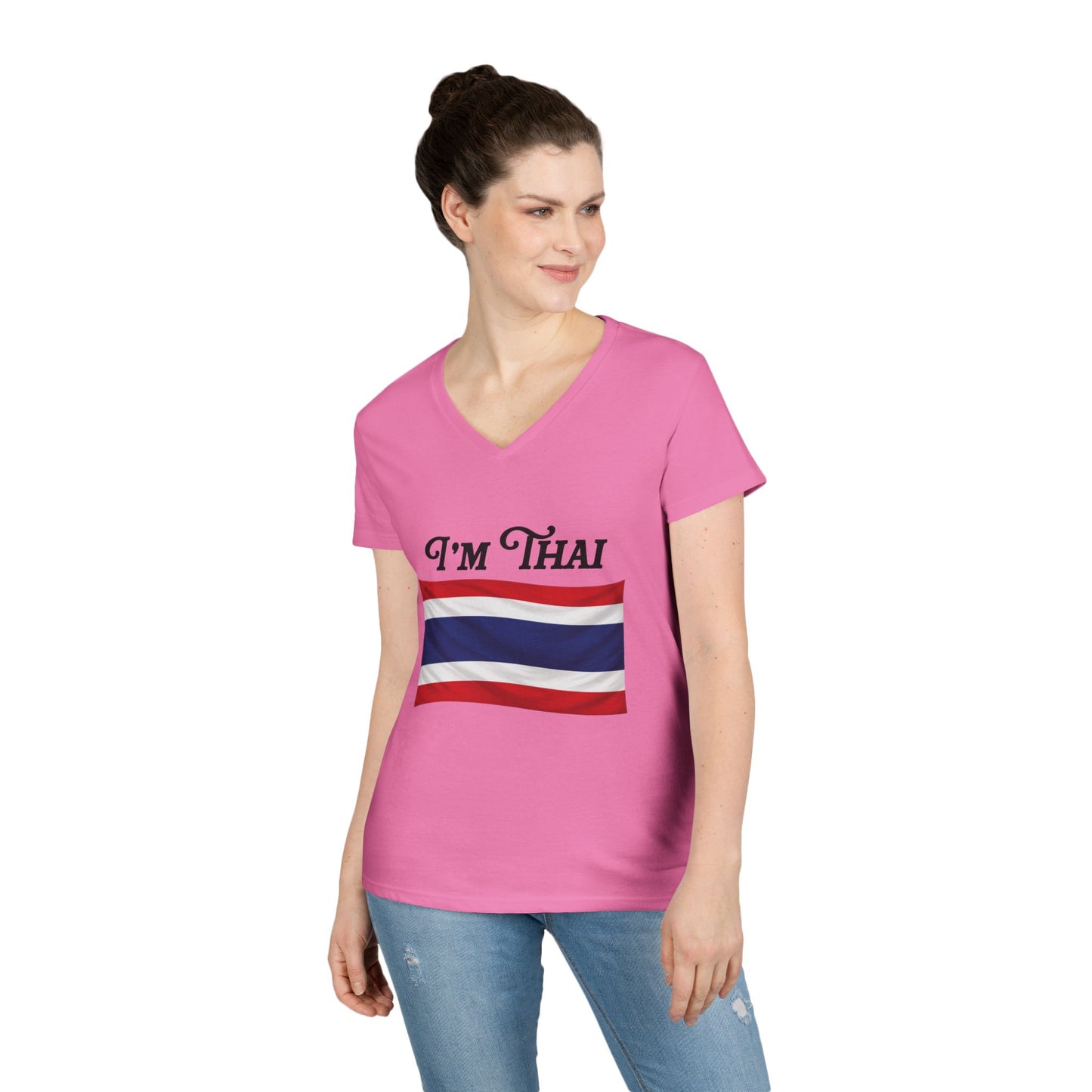 I’m Thai, Of Course I Speak Thailish V-Neck Tee