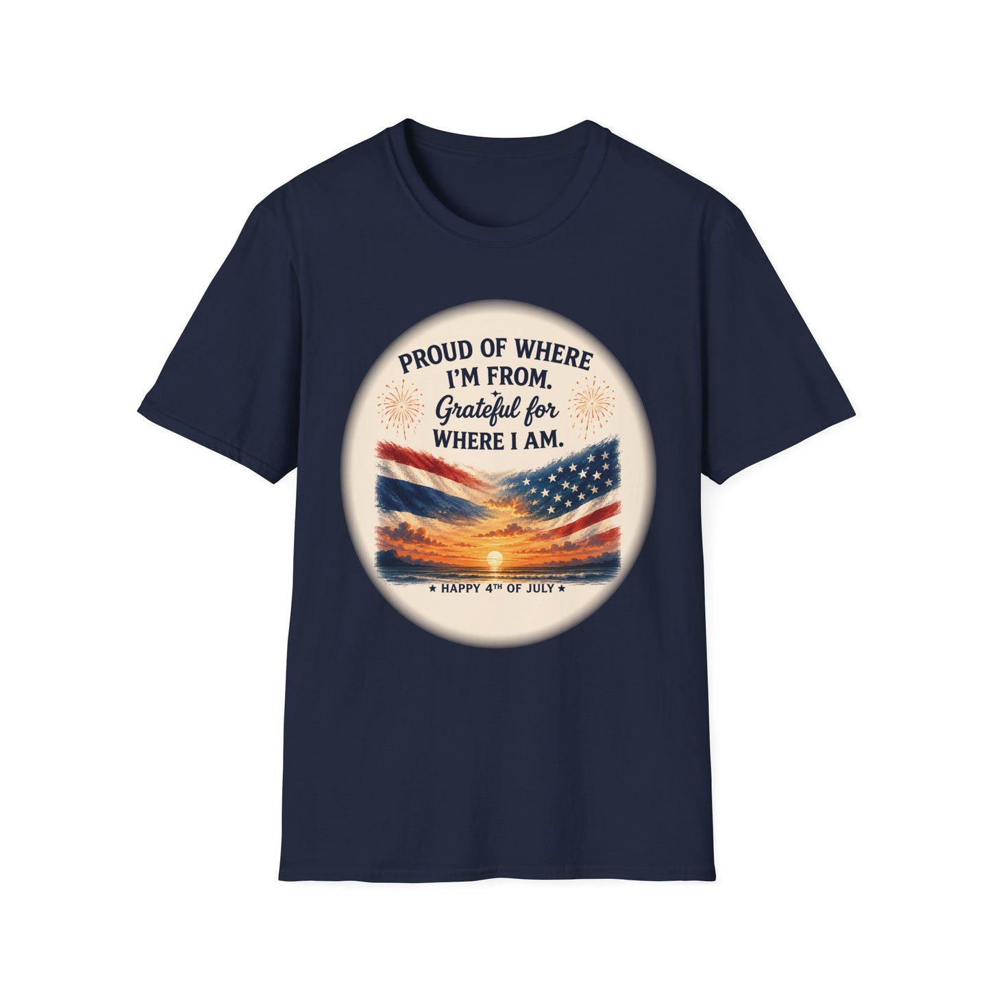Proud of Where I'm From, Grateful for Where I am tee