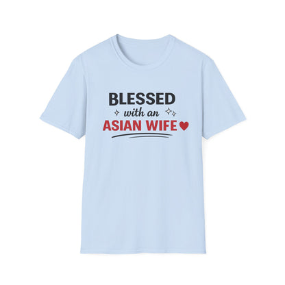 Bless With An Asian Wife Softstyle T-Shirt