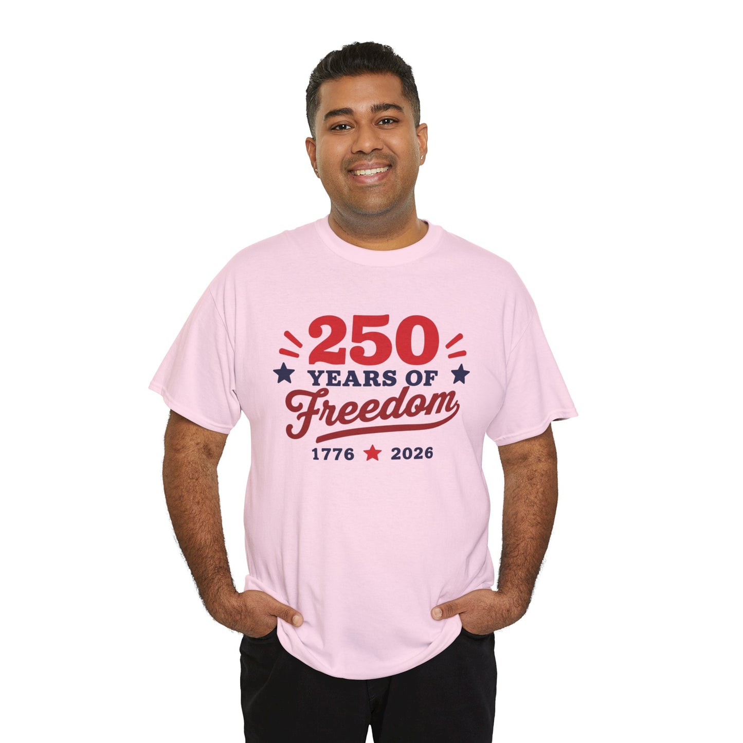 250 Years of Freedom 1776–2026 Unisex Tee