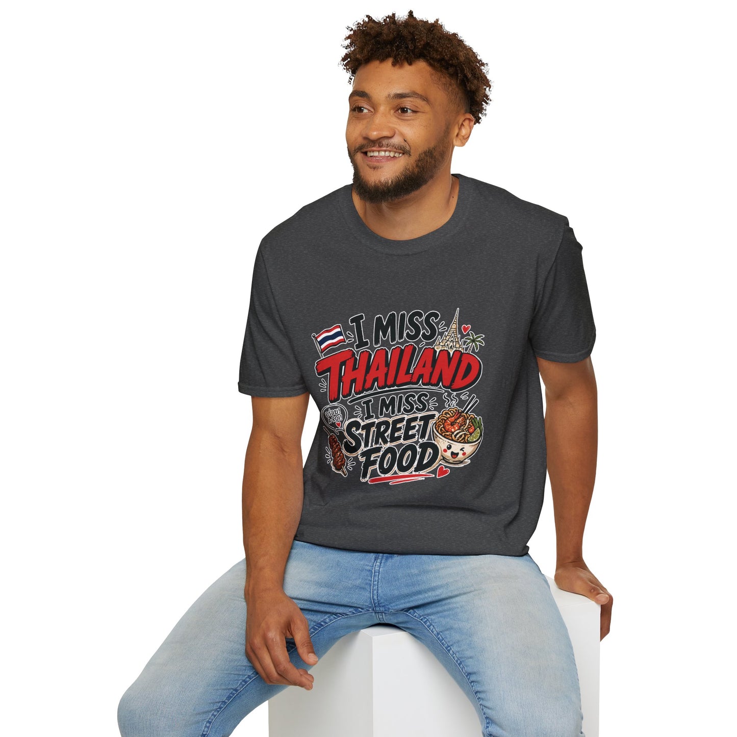 I Miss Thailand I Miss Street Food Unisex SoftStyle Tee