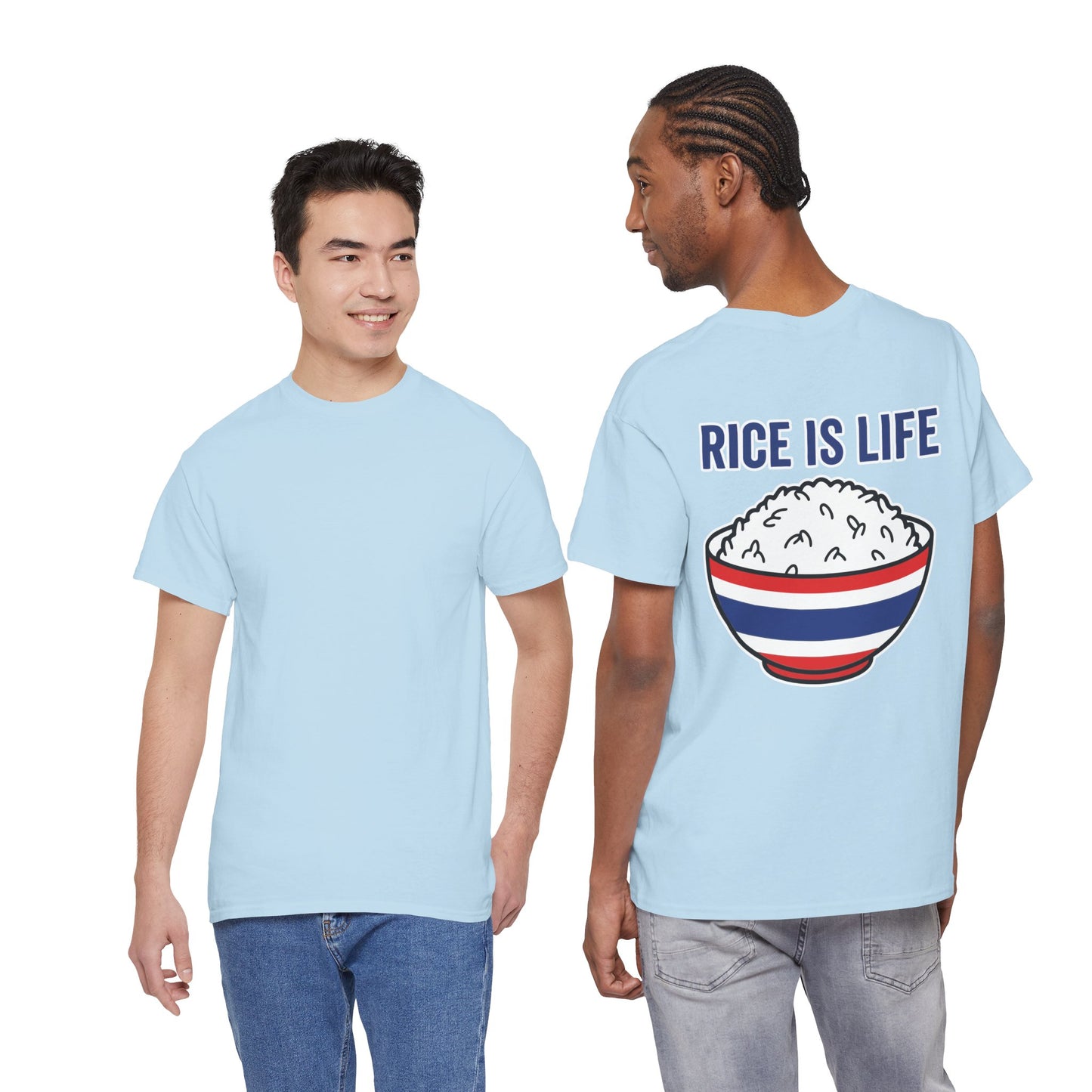Rice is Life (Back) Heavy Cotton Tee