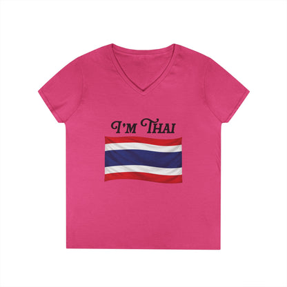 I’m Thai, Of Course I Speak Thailish V-Neck Tee