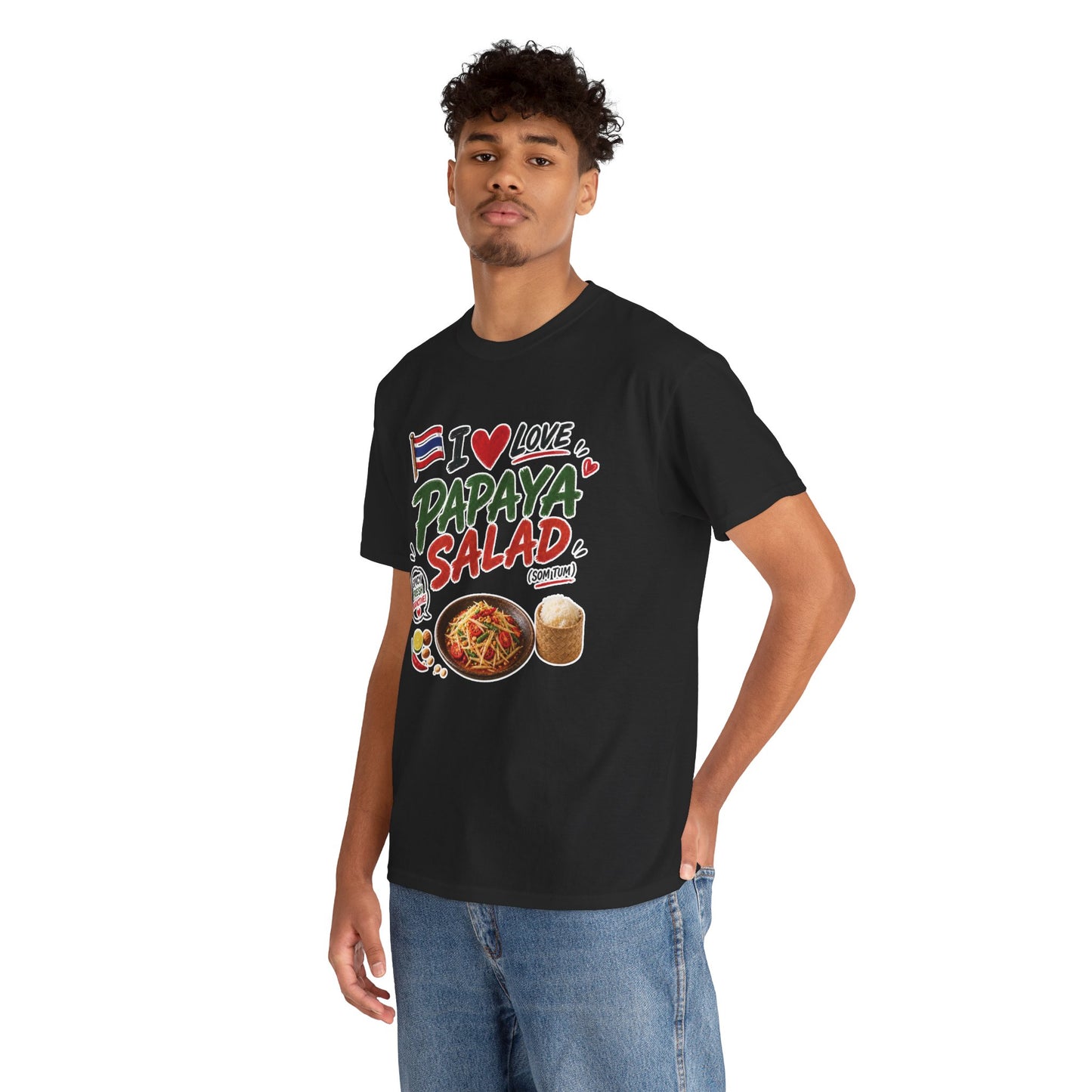 I Love Papaya Salad Unisex Tee