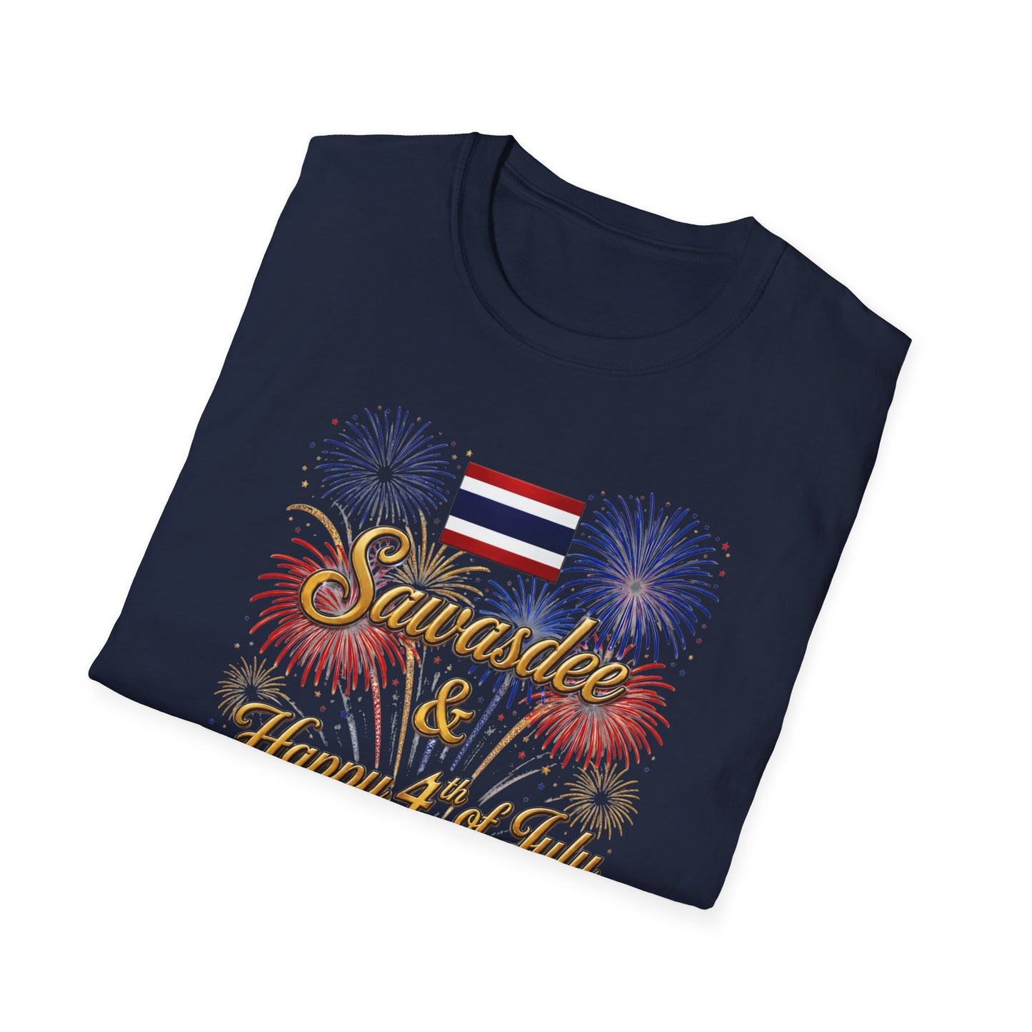 Sawasdee & Happy 4th of July Tee