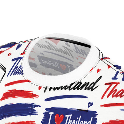 I Love Thailand Unisex Cut & Sew Tee (AOP)