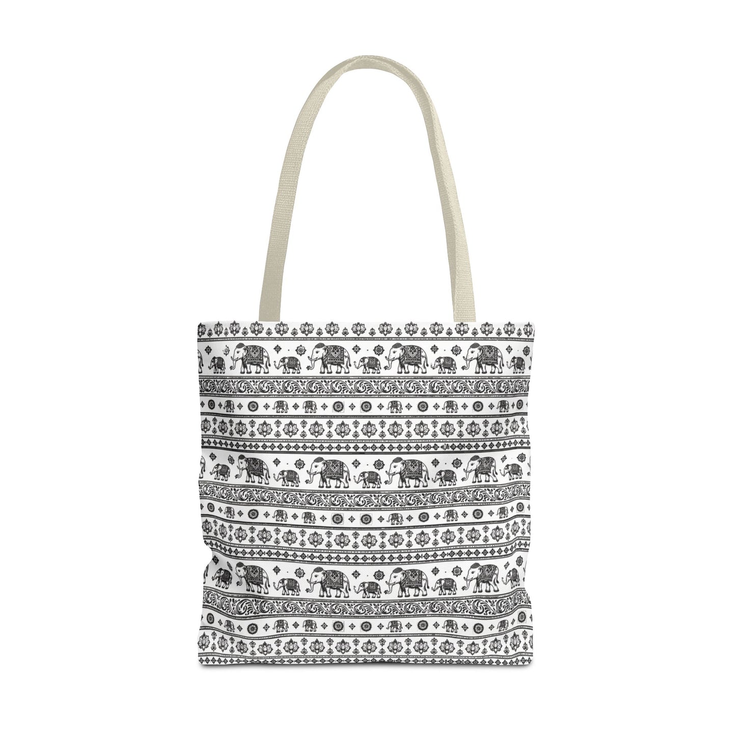 Thai Elephant Tote Bag - Patterned AOP
