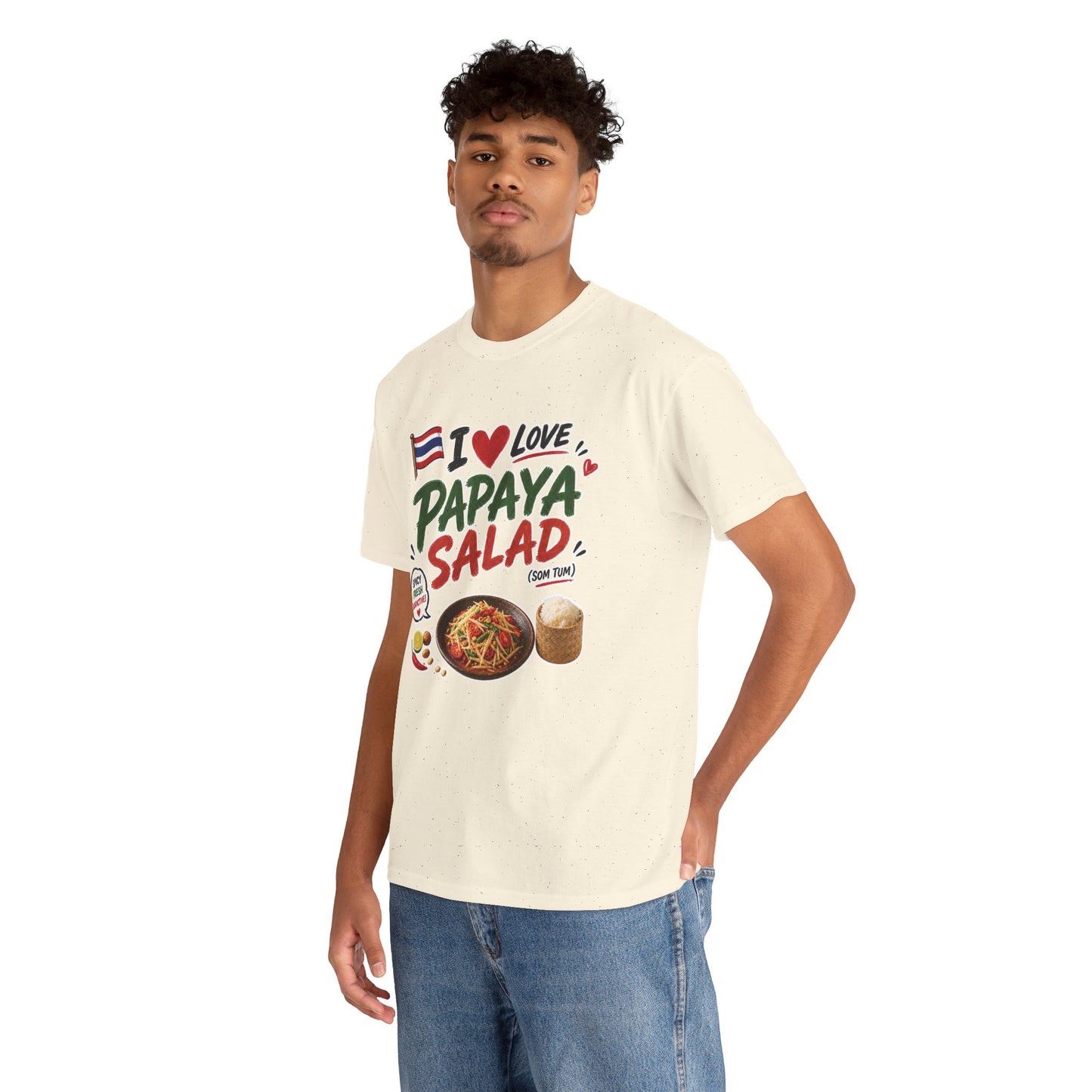 I Love Papaya Salad Unisex Tee