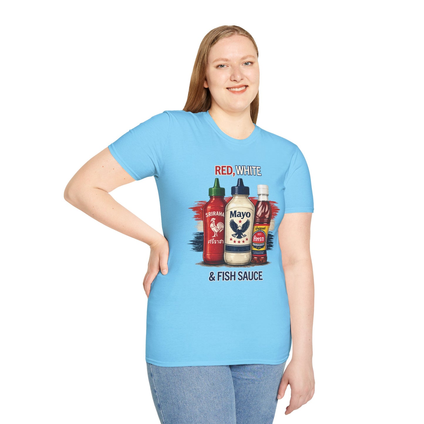 Red, White & Fish Sauce Unisex SoftStyle Tee