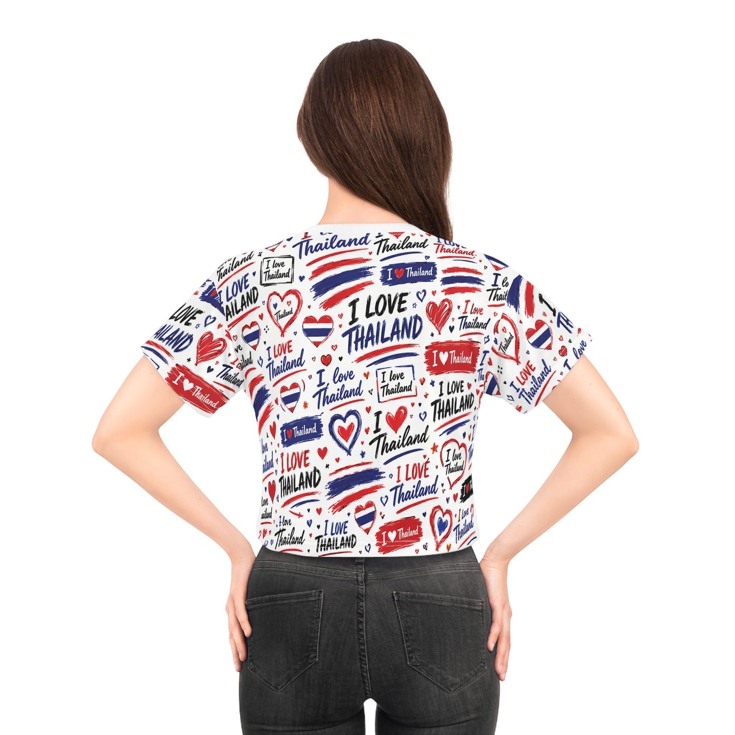 I Love Thailand Crop Tee