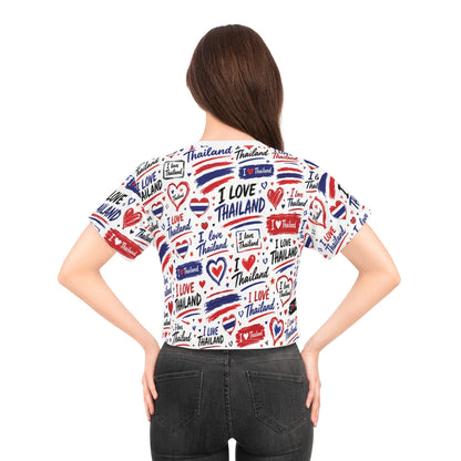 I Love Thailand Crop Tee