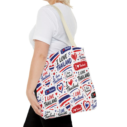 I love Thailand Tote Bag Wide Bottom