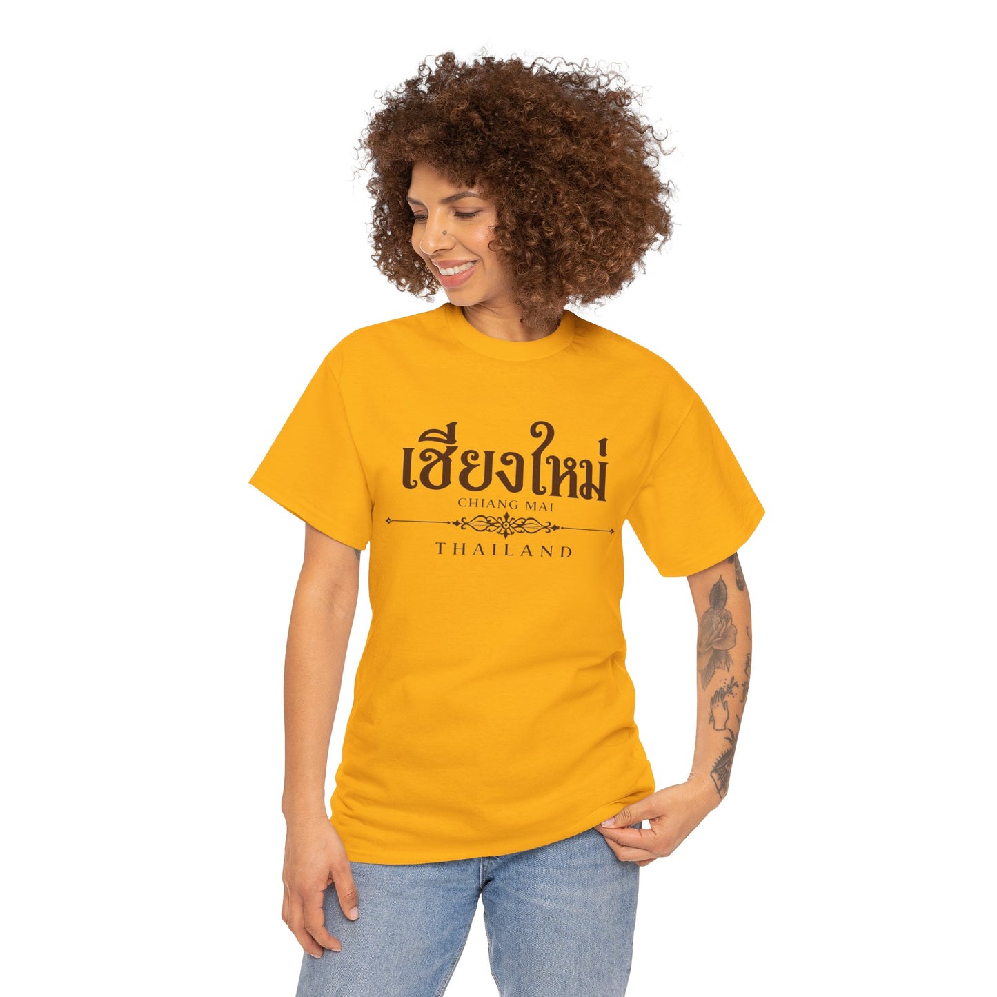 เชียงใหม่ (Chiang Mai) Unisex Heavy Cotton Tee