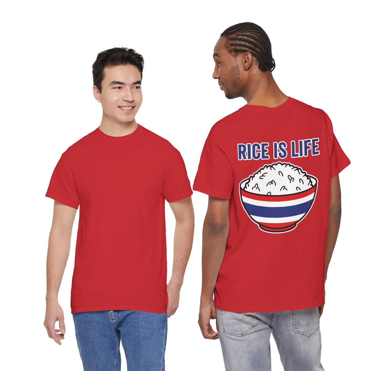 Rice is Life (Back) Heavy Cotton Tee