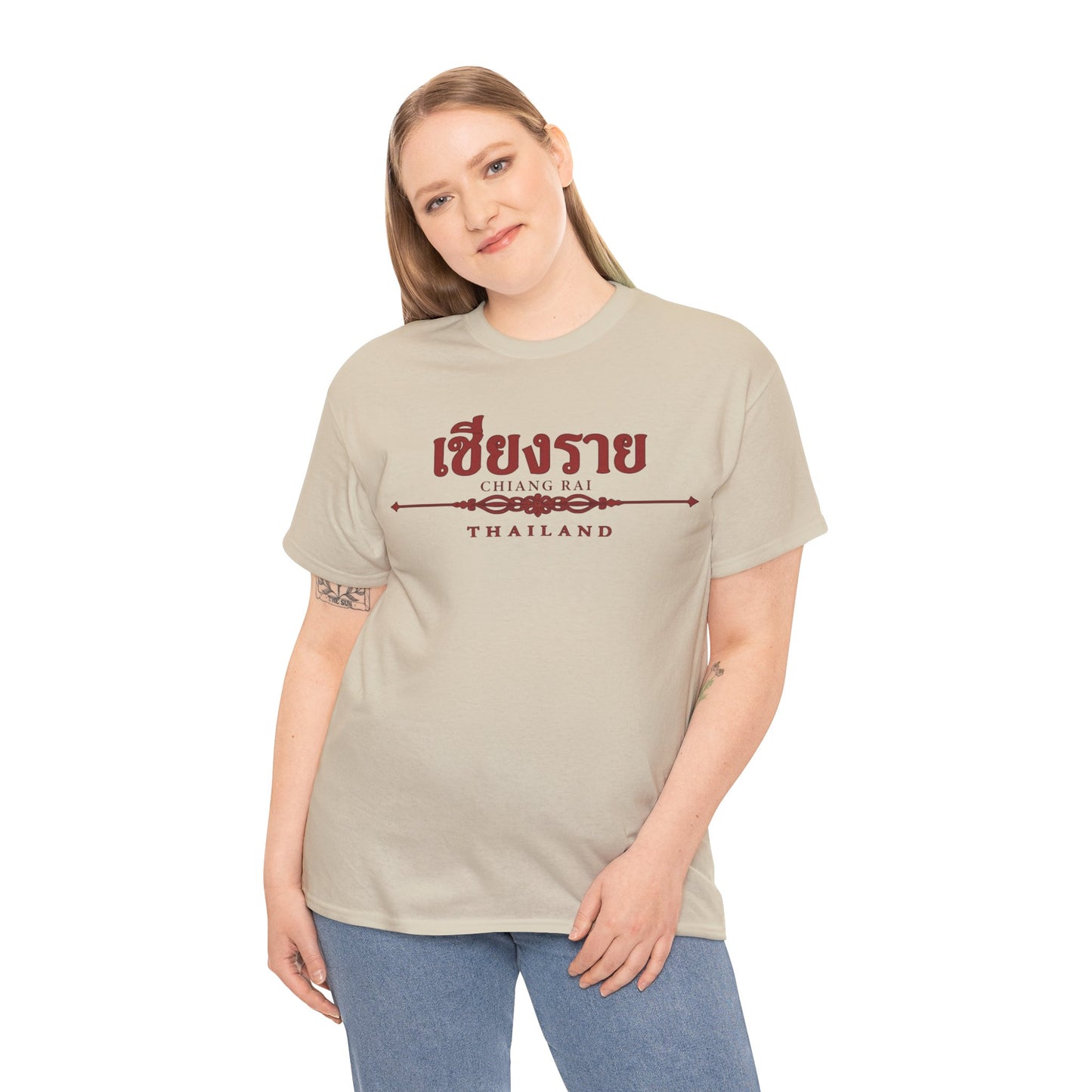 Chiang Rai Thailand Unisex Heavy Cotton Tee