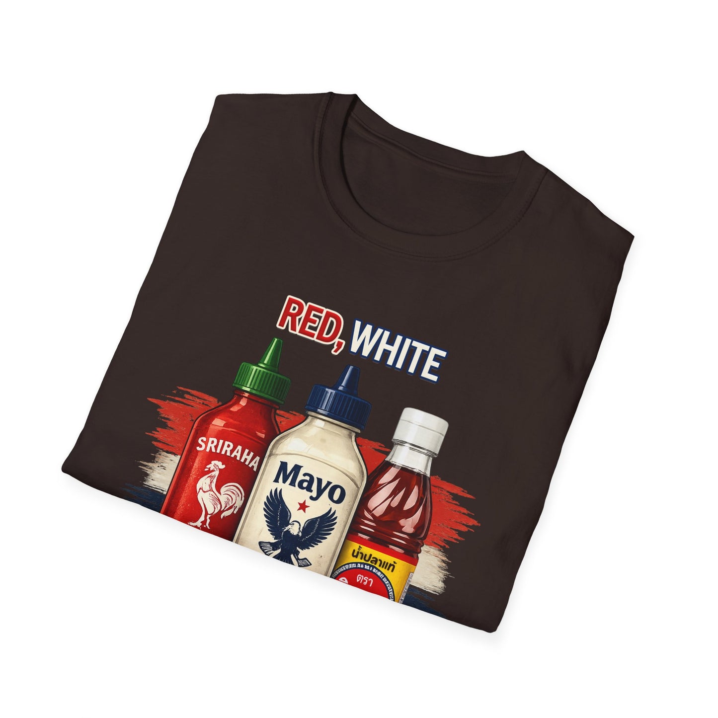 Red, White & Fish Sauce Tee