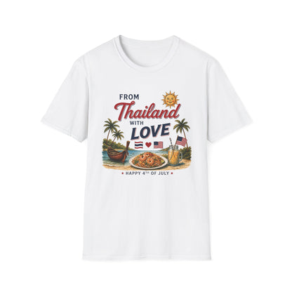From Thailand With Love. 4th of July Unisex Tee