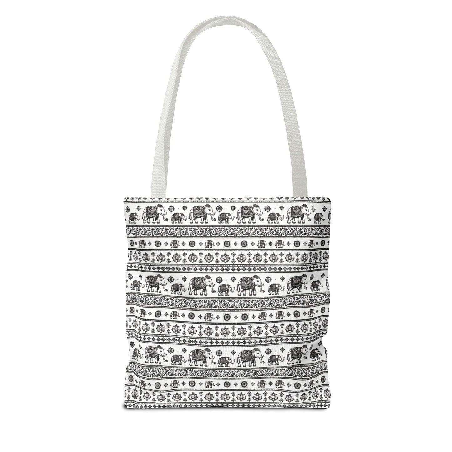 Thai Elephant Tote Bag - Patterned AOP