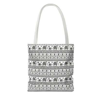 Thai Elephant Tote Bag - Patterned AOP
