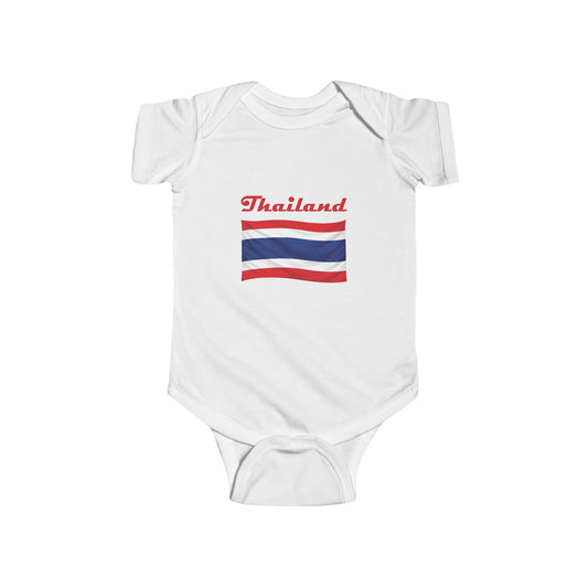 Thailand Flag Infant Fine Jersey Bodysuit