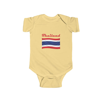 Thailand Flag Infant Fine Jersey Bodysuit