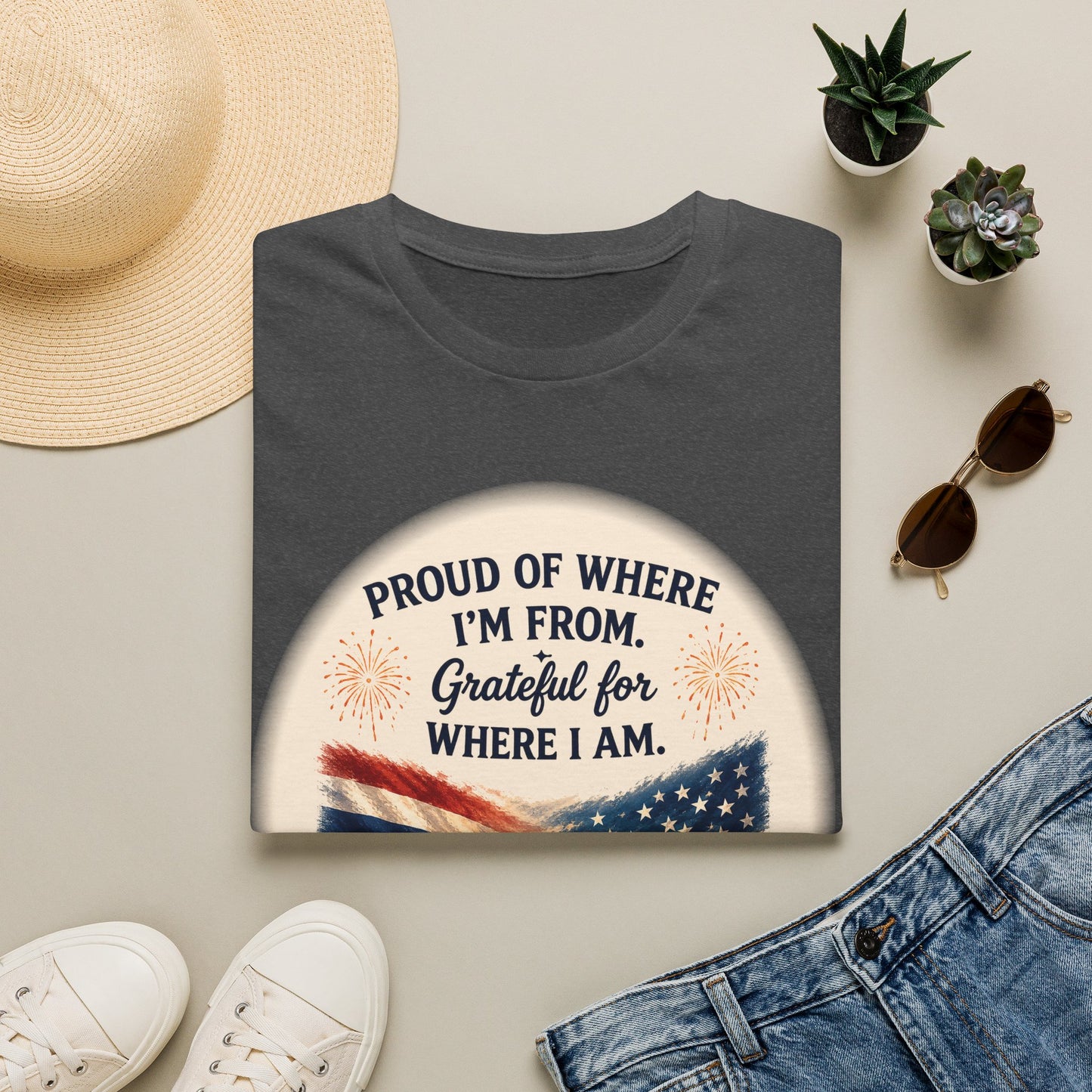 Proud of Where I'm From, Grateful for Where I am tee