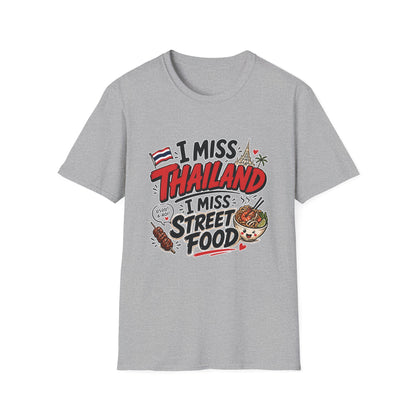 I Miss Thailand I Miss Street Food Unisex SoftStyle Tee