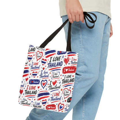 I love Thailand Tote Bag Wide Bottom