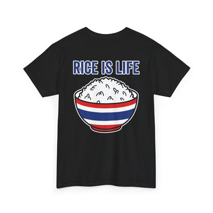 Rice is Life (Back) Heavy Cotton Tee