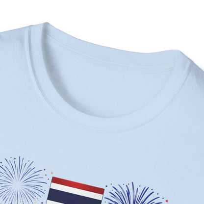 Sawasdee & Happy 4th of July Tee