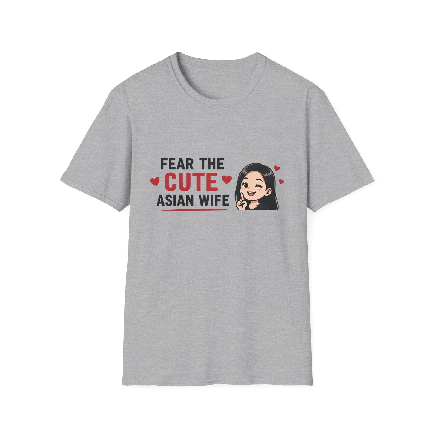 Fear The Cute Asian Wife Softstyle T-Shirt