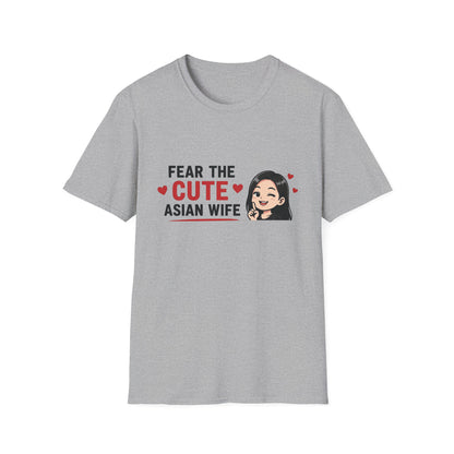 Fear The Cute Asian Wife Softstyle T-Shirt