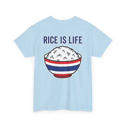 Rice is Life (Back) Heavy Cotton Tee