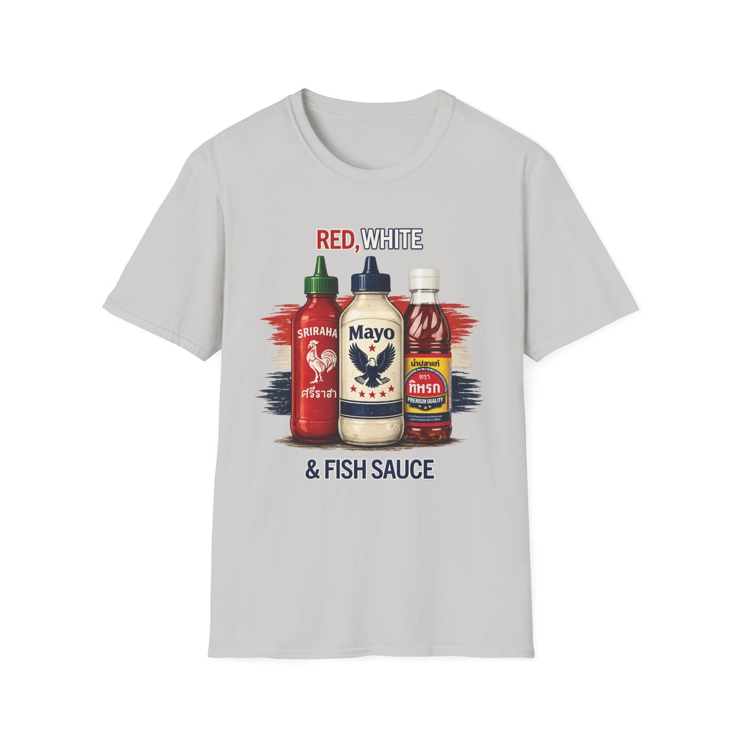 Red, White & Fish Sauce Unisex SoftStyle Tee
