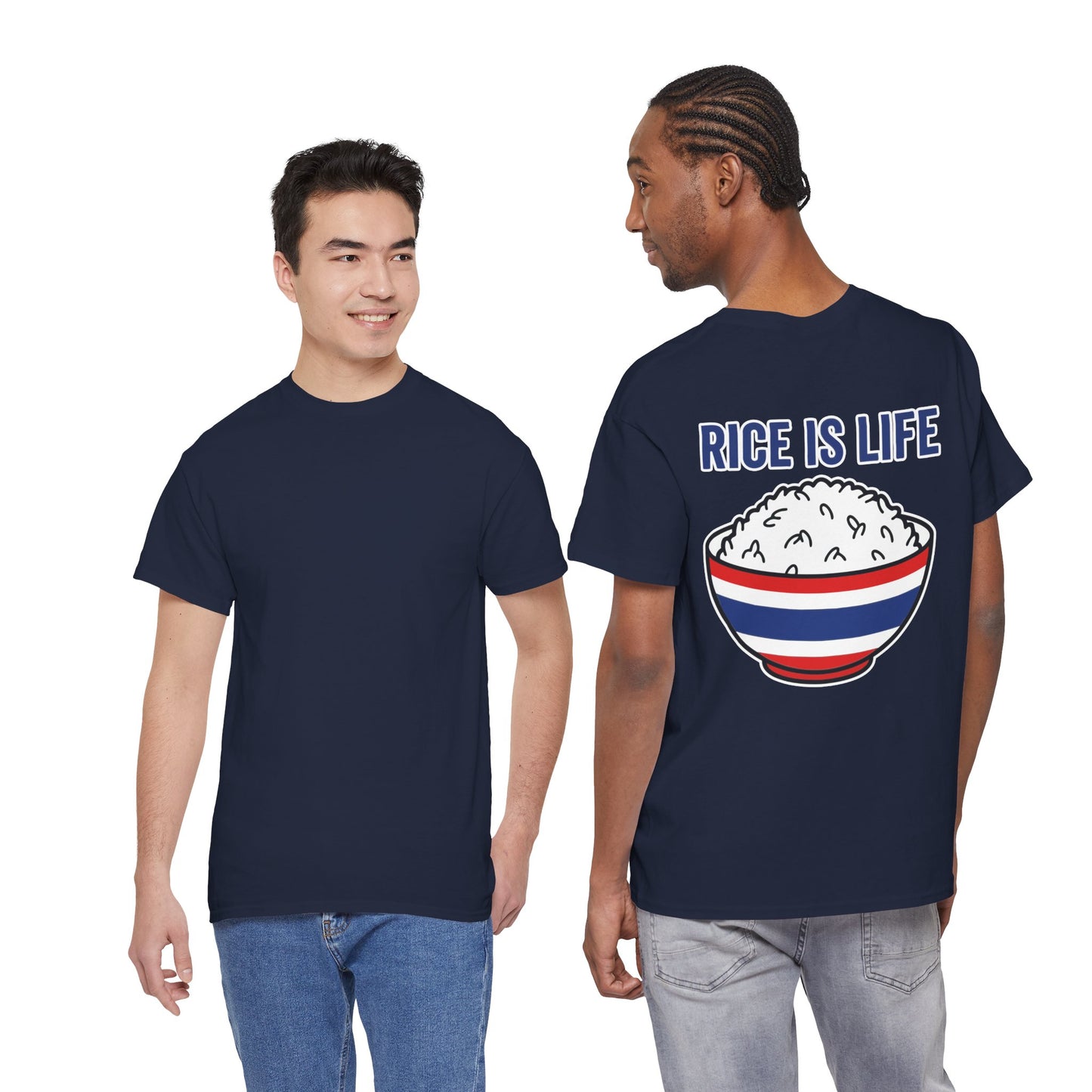 Rice is Life (Back) Heavy Cotton Tee