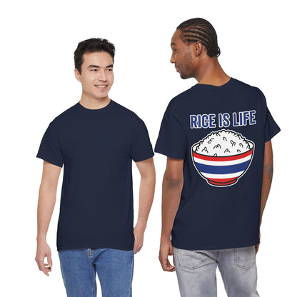 Rice is Life (Back) Heavy Cotton Tee