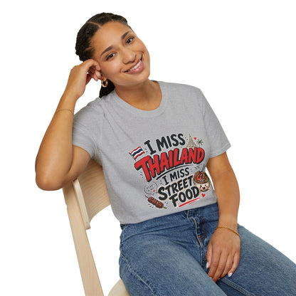 I Miss Thailand I Miss Street Food Unisex SoftStyle Tee