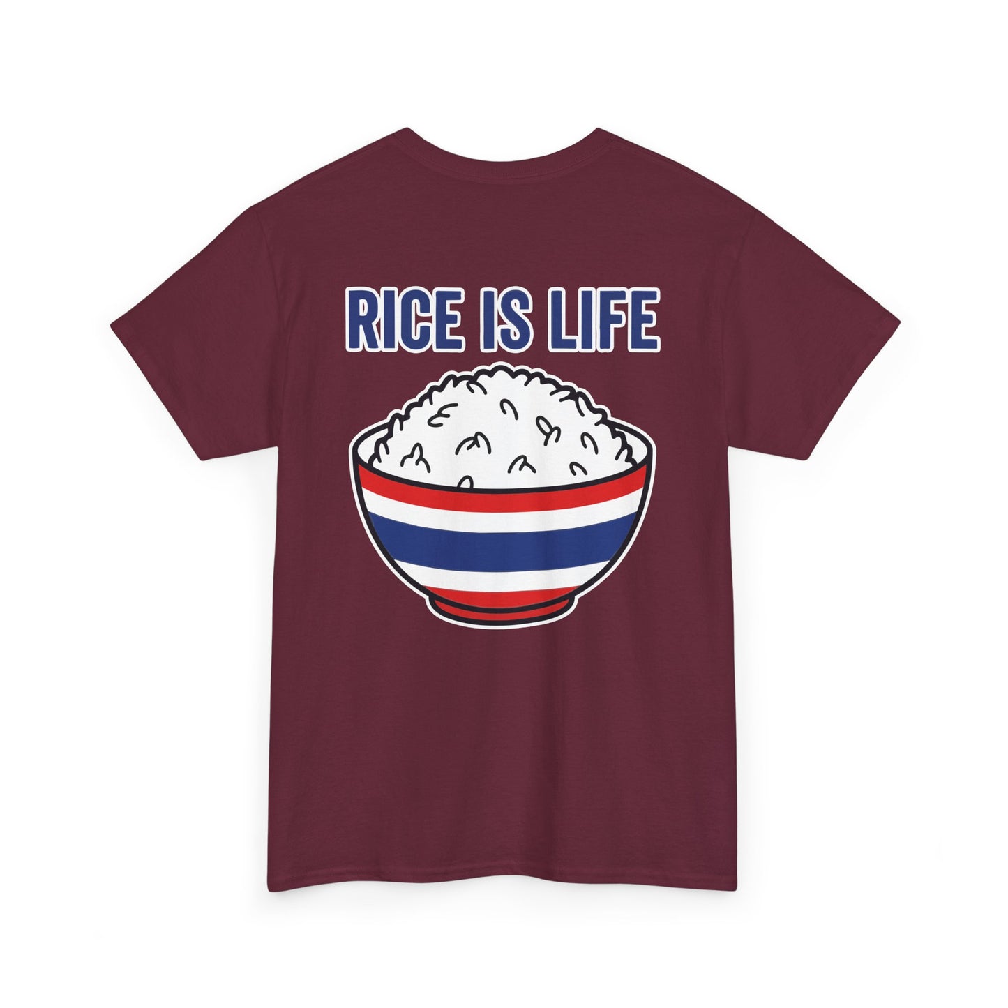 Rice is Life (Back) Heavy Cotton Tee