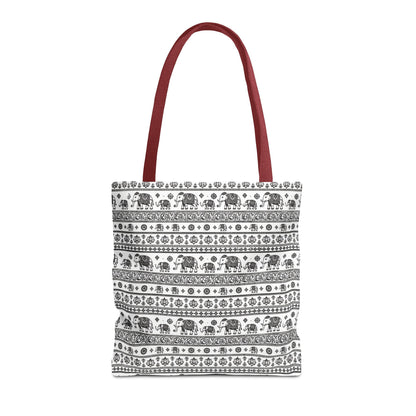 Thai Elephant Tote Bag - Patterned AOP