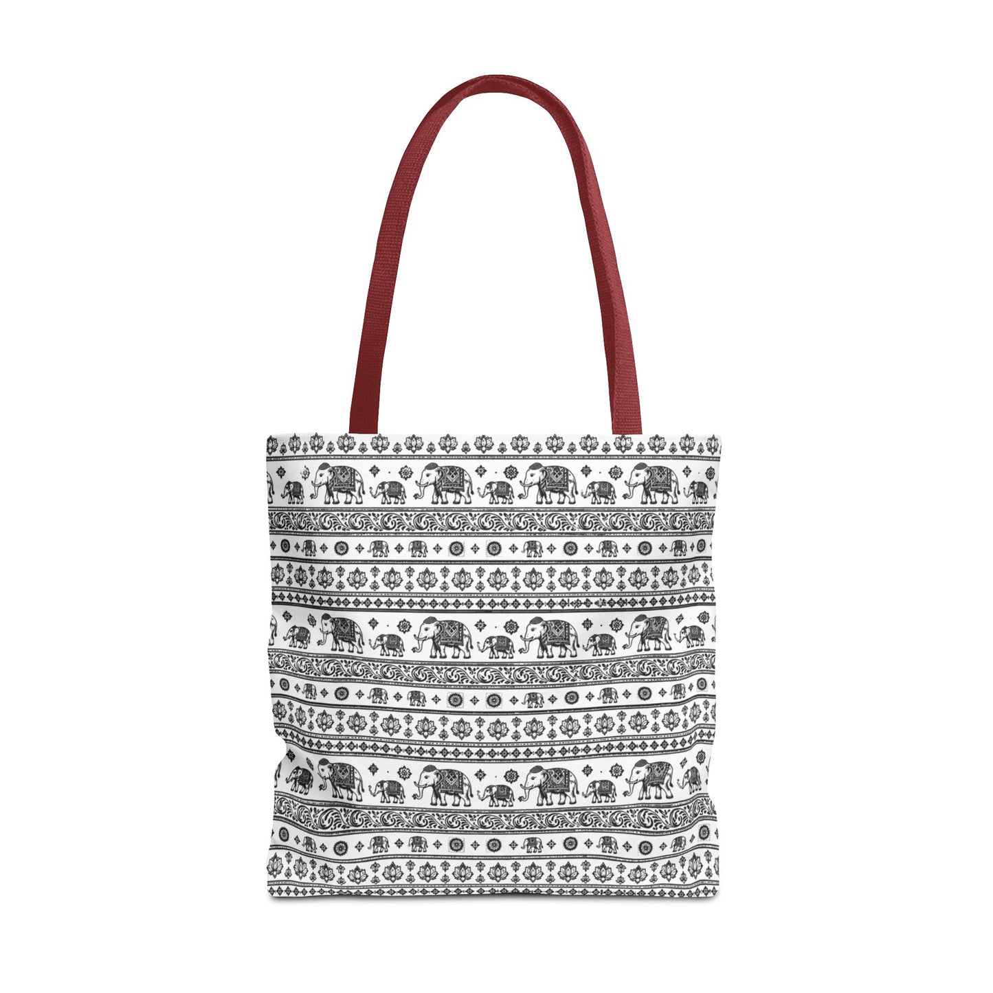 Thai Elephant Tote Bag - Patterned AOP