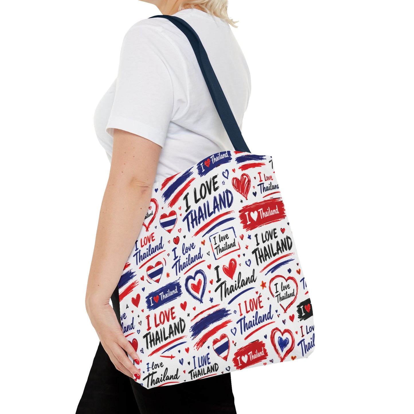 I love Thailand Tote Bag Wide Bottom