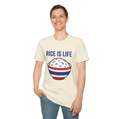 Rice is Life (Front) Unisex Tee