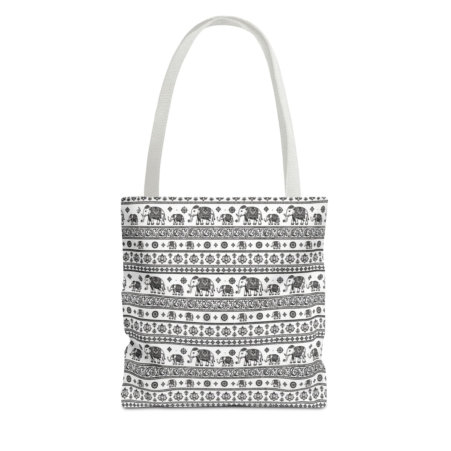 Thai Elephant Tote Bag - Patterned AOP