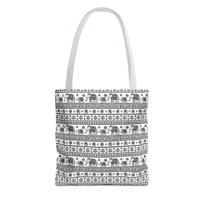 Thai Elephant Tote Bag - Patterned AOP