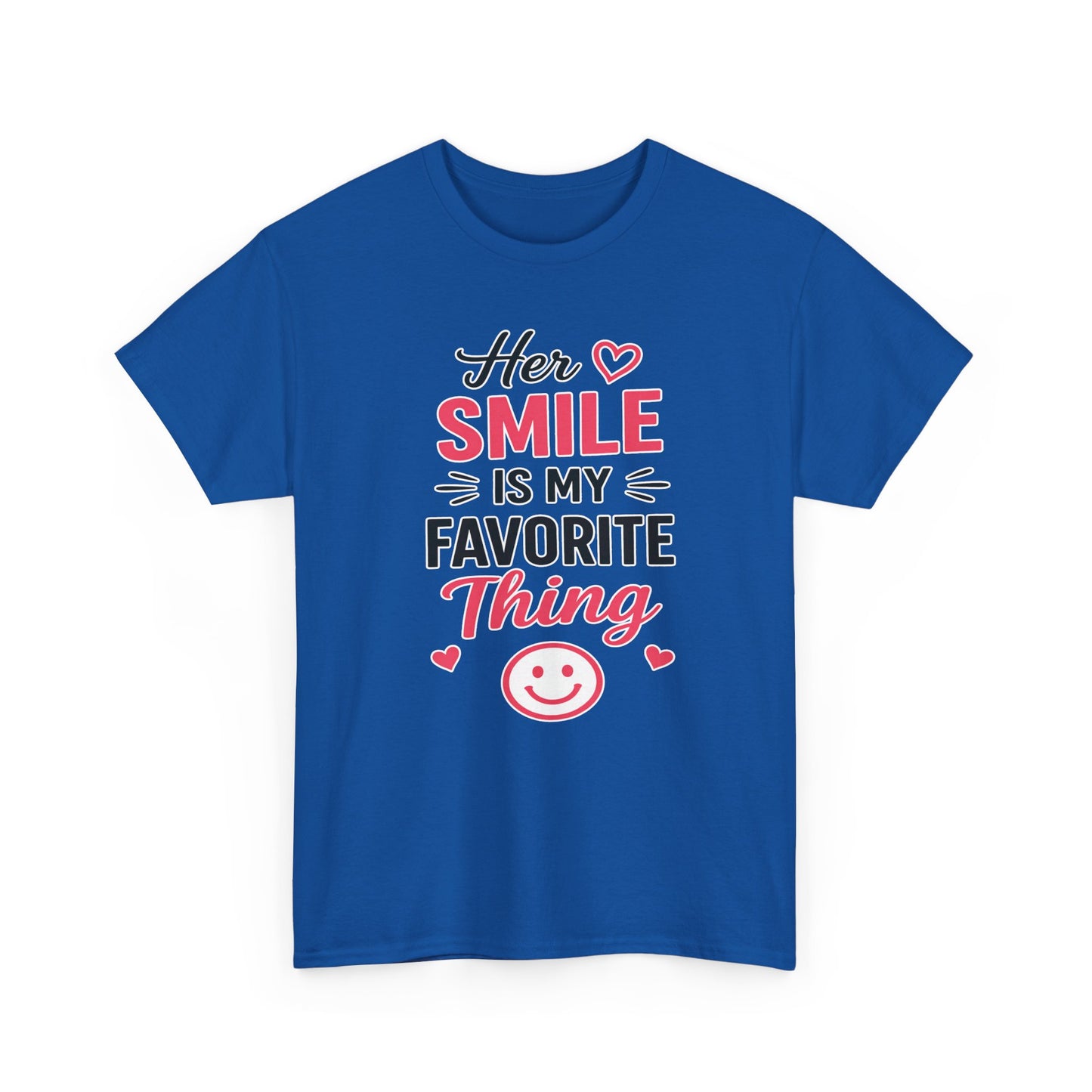 Her Smile Is My Favorite Thing Heavy Cotton Tee