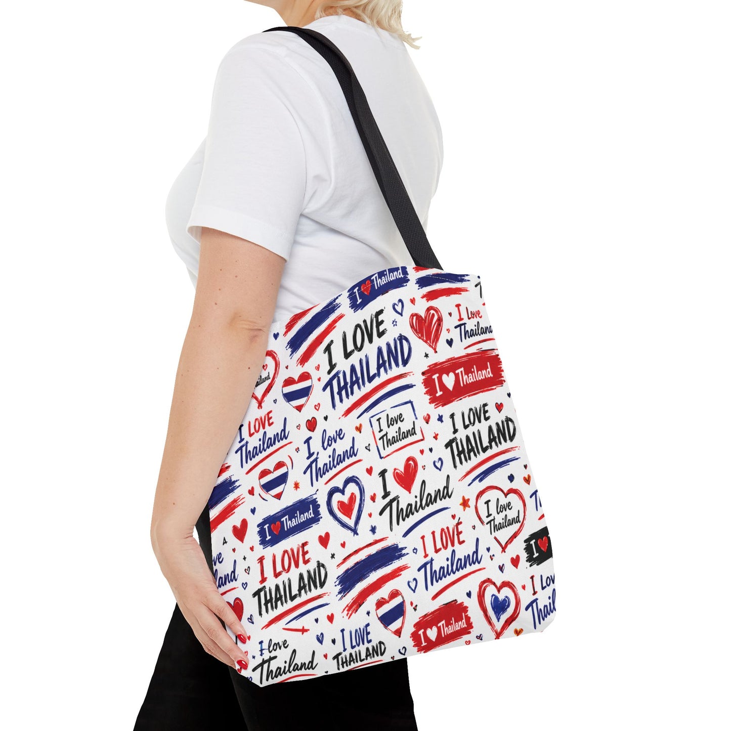 I love Thailand Tote Bag Wide Bottom