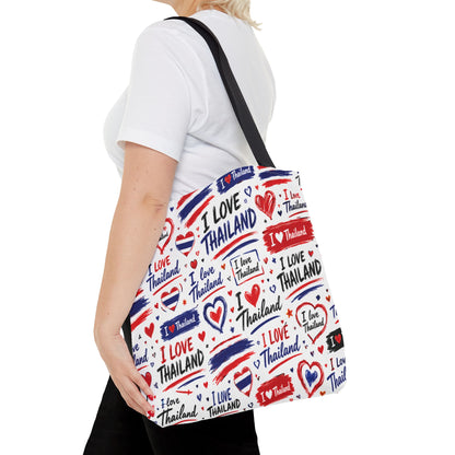 I love Thailand Tote Bag Wide Bottom