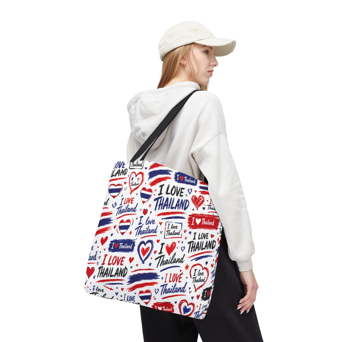 I love Thailand Tote Bag Wide Bottom