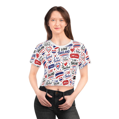 I Love Thailand Crop Tee