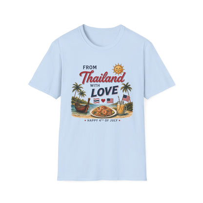 From Thailand With Love. 4th of July Unisex Tee